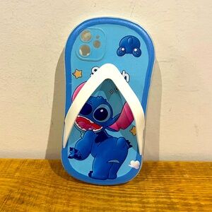 Disney stitch flip flop phone case EUC‎ for IPhone 11